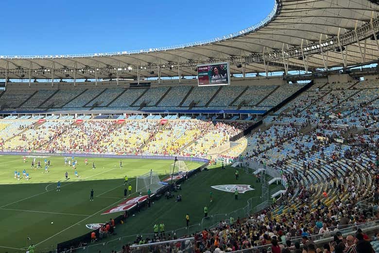 Ambiente en el estadio Maracaná