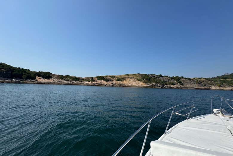 Desde la cubierta de la embarcación