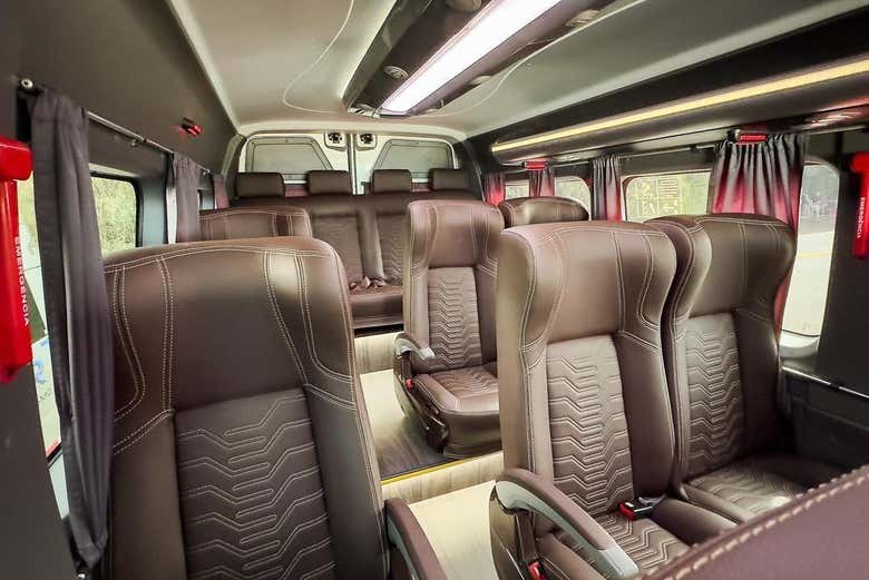 Viajaréis con total comodidad