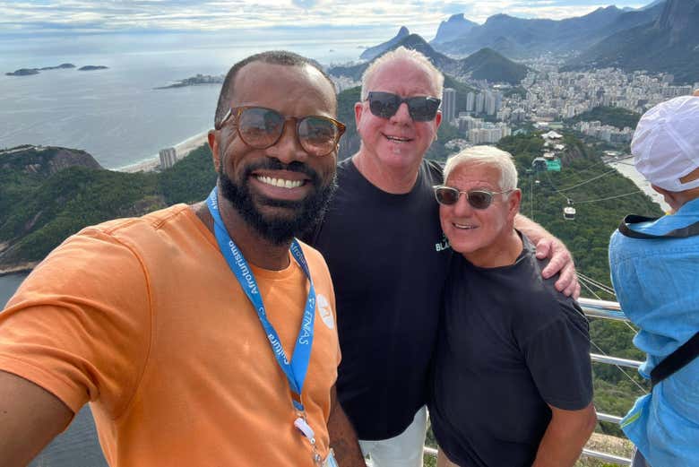 ¡Momento foto durante la excursión desde Río!