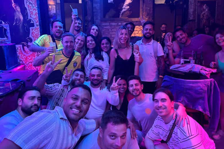 ¡Momento foto durante el tour de fiesta por Río!