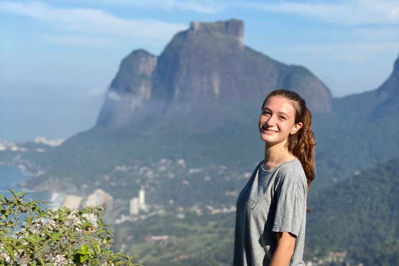 Morro Dois Irmãos, uma formação rochosa no bairro do Vidigal