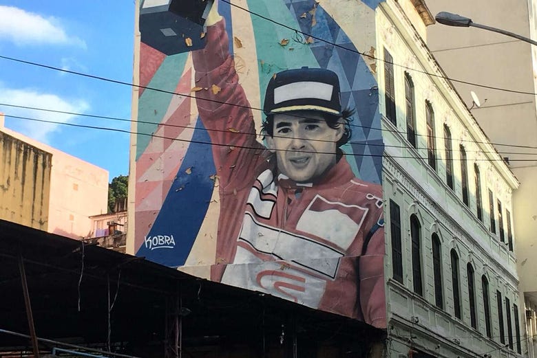 Mural de Ayrton Senna
