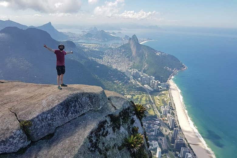 Admirando a baía de Guanabara