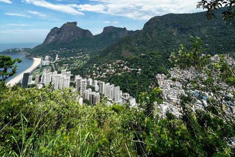 Vistas desde el Morro Dois Irmãos