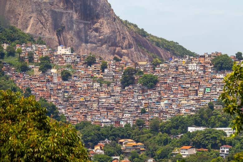 Panorámica de la favela Rocinha