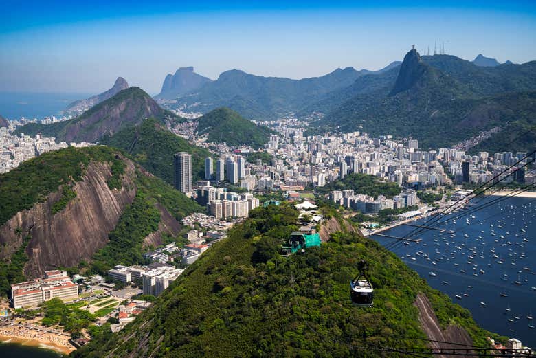 Rio de Janeiro visto do mirante do Pão de Açúcar