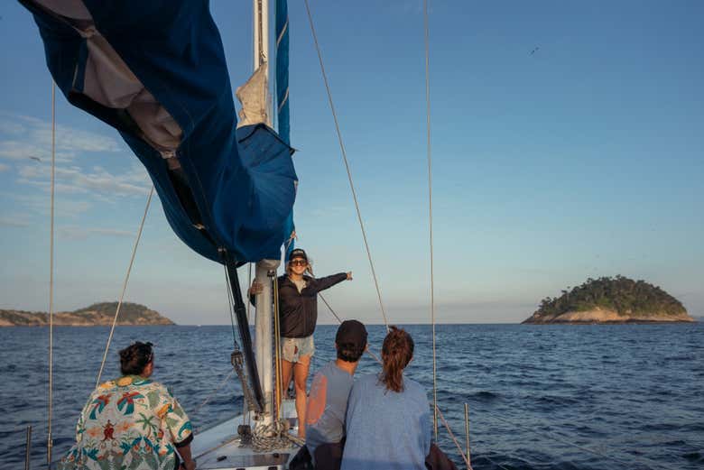 Panorámica de la travesía en Río de Janeiro