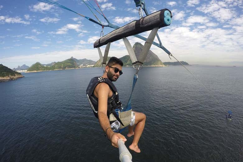 Parasailing in Rio de Janeiro