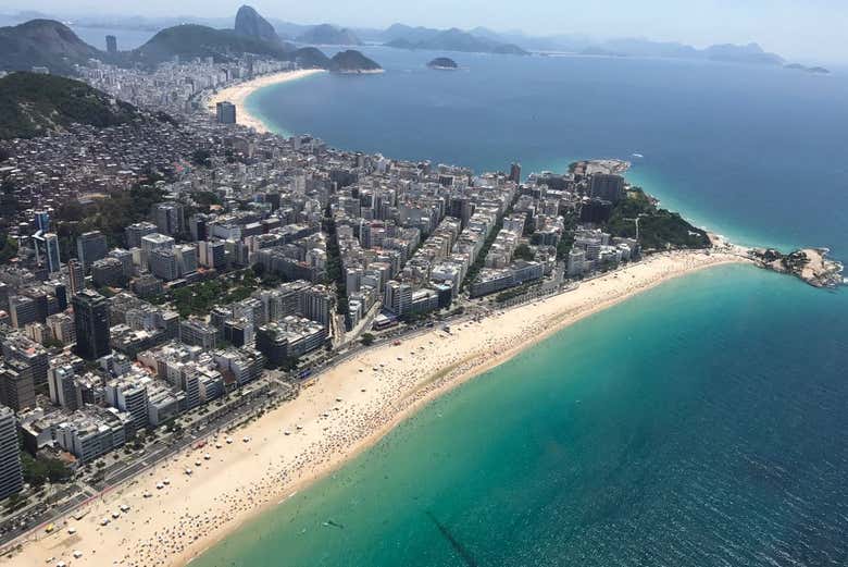 Vistas de la playa de Ipanema