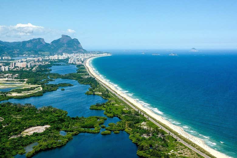 Praia na Barra da Tijuca