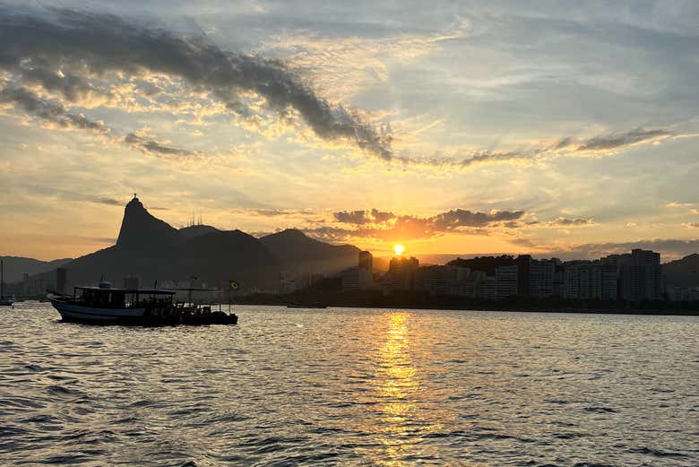 Sunset over Guanabara Bay