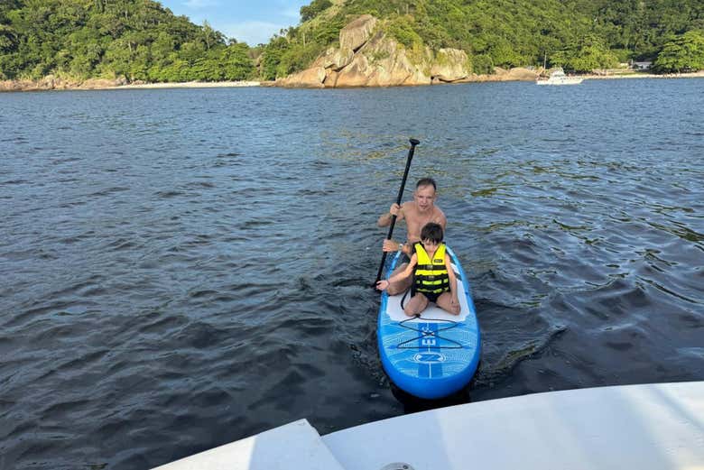 Curtindo o paddle surf