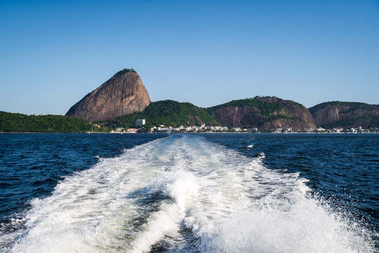Postal de Río de Janeiro desde el catamarán
