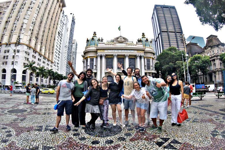 En la icónica Praça Cinelândia