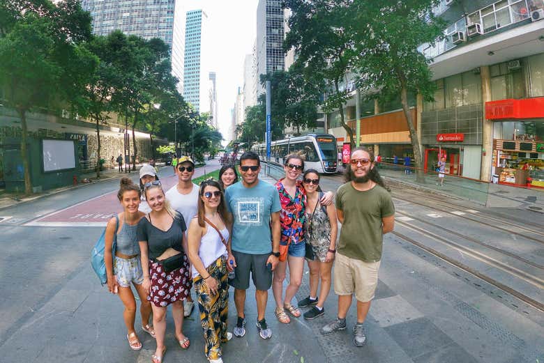 Recorreremos la monumental Avenida Rio Branco