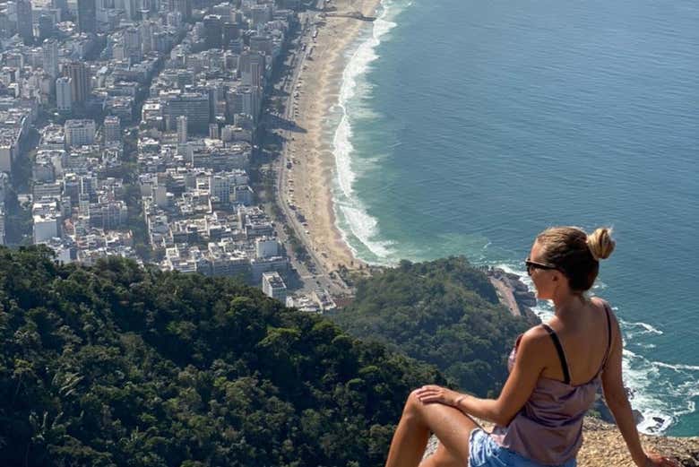 Desfrutando das vistas