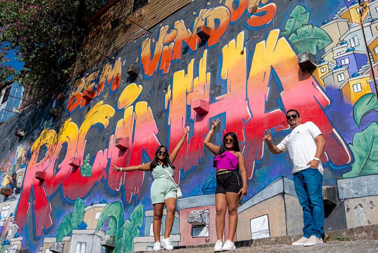 Street art de la favela de Rocinha
