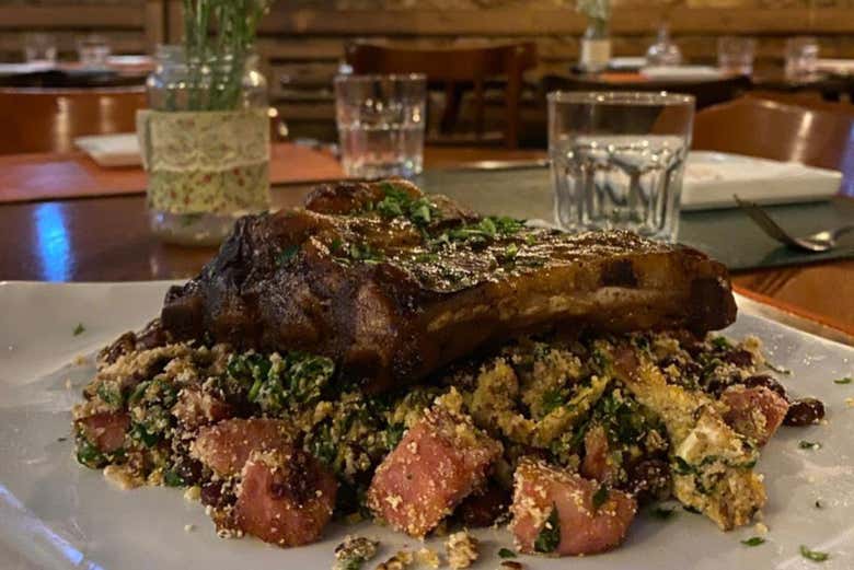 Uno de los platos del restaurante en el que comeremos