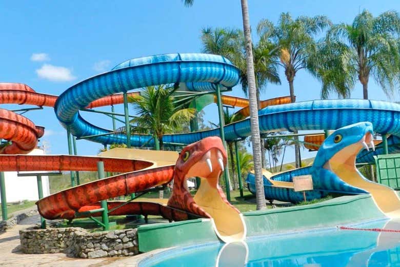 Toboganes del Parque Acuático