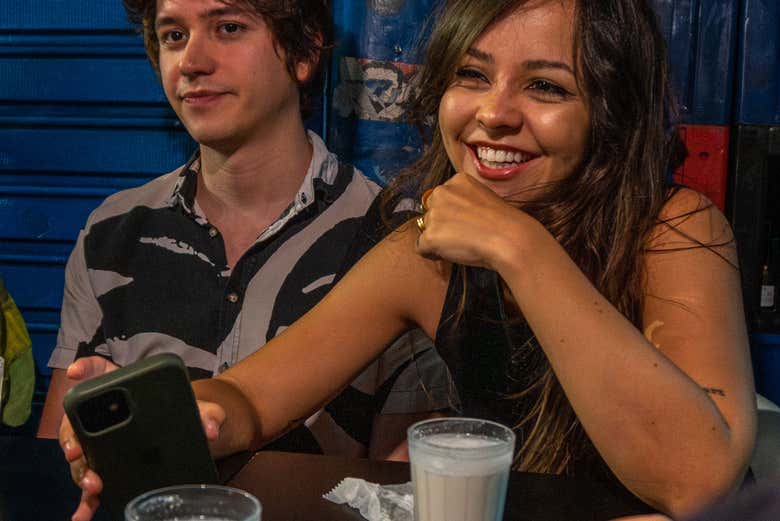 In uno dei bar di Copacabana