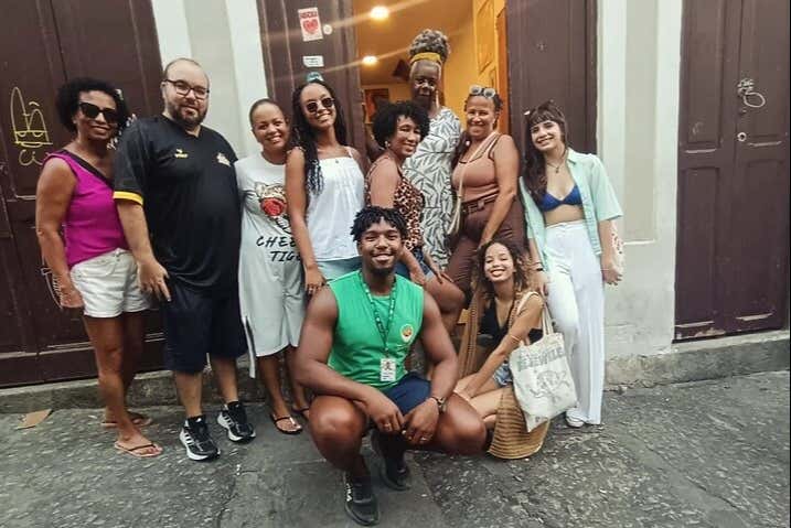 Foto de grupo durante el tour