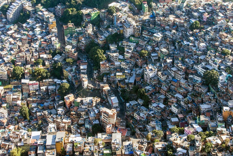 Rocinha seen from above