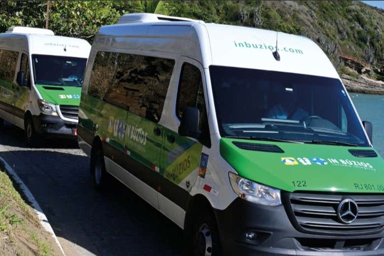 El vehículo en el que viajaremos a Búzios