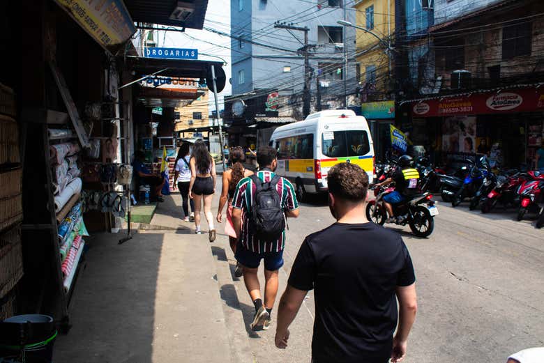 Los mototaxis recorren buena parte de Rocinha