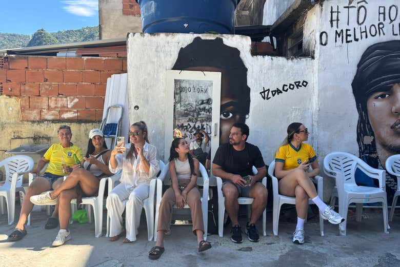 Relax and soak in the local atmosphere