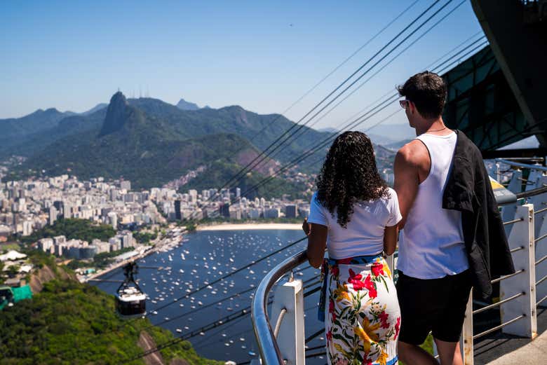 Contemplando la panorámica de Río de Janeiro