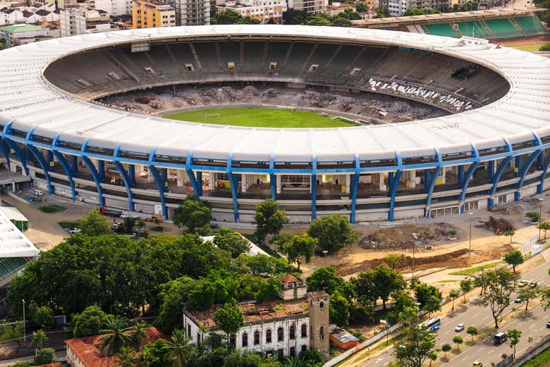 Vista do estádio do Maracanã