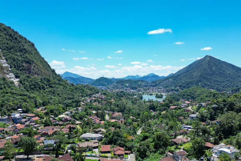 Vistas a partir de um dos mirantes