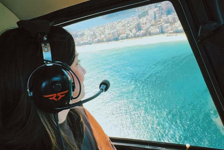 Apreciando las vistas del mar Atlántico