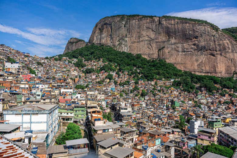 Vue sur la favela de Rocinha