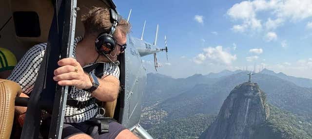 Giro in elicottero senza porte a Rio de Janeiro