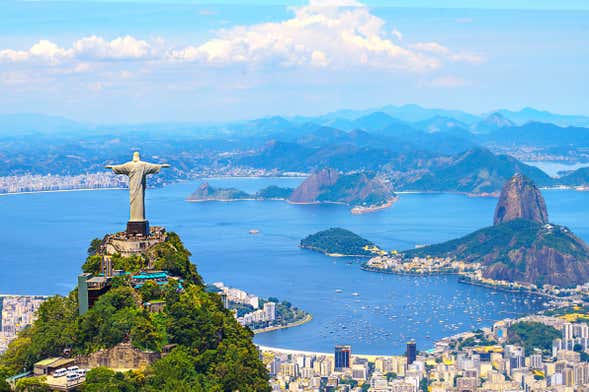 Cristo Redentor de trem + Tour pelo Rio