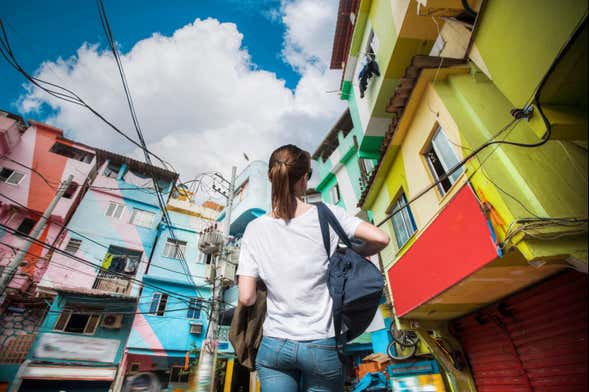 Tour pela favela Santa Marta