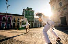 Aula de capoeira em Salvador