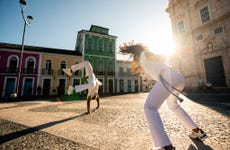 Aula de capoeira em Salvador
