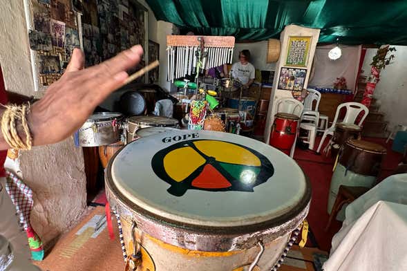 Cours de percussion et de samba-reggae à Salvador de Bahia