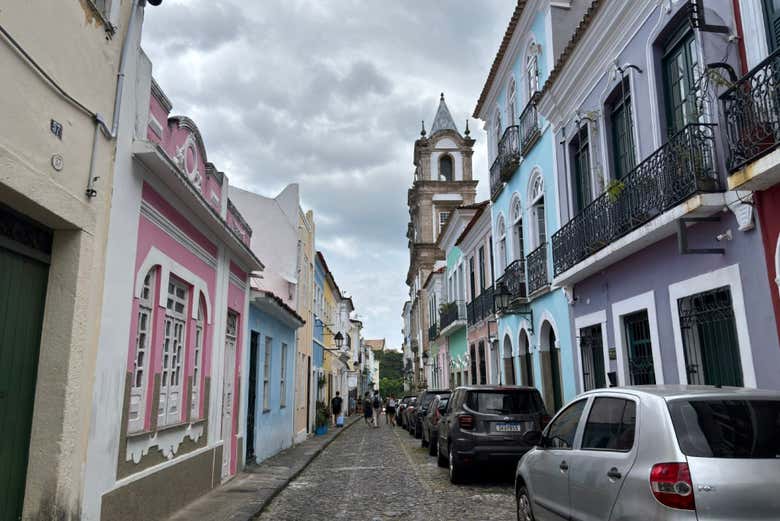 Las callejuelas del centro histórico de Salvador