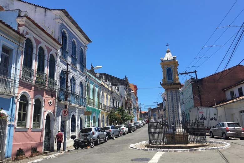 Traditional architecture in Salvador da Bahia