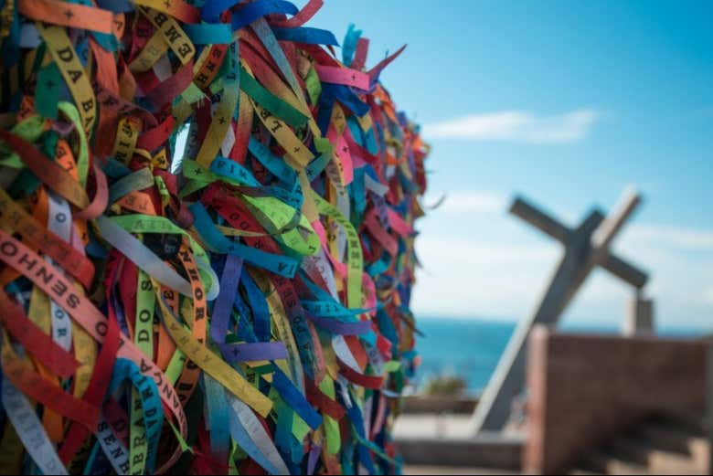 Tirinhas na Basílica do Senhor do Bonfim, em Salvador
