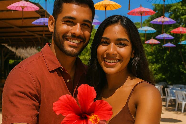 Disfrutando del ambiente tropical de Itaparica