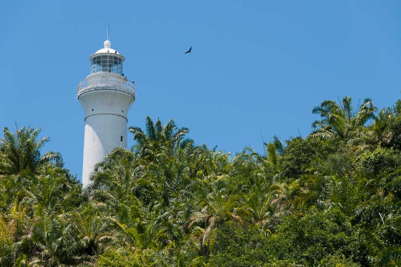 Detalhe do farol de Morro de São Paulo