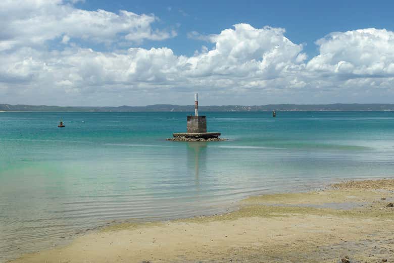Mar azul de Itaparica
