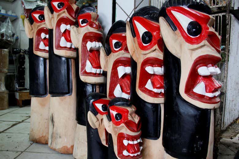 Estabelecimento de máscaras na Feira de São Joaquim