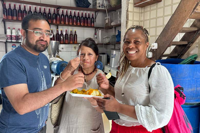 Probando la gastronomía con raíces africanas