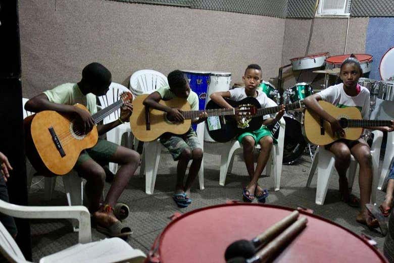 Durante il corso di chitarra